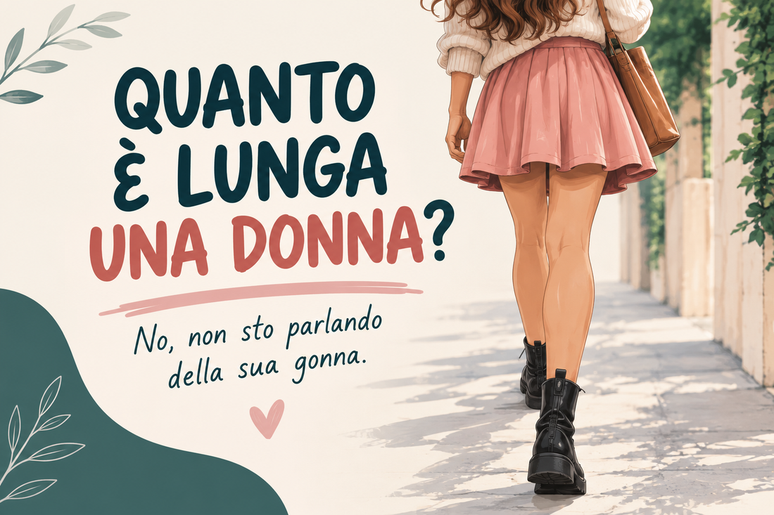 Quanto è lunga una donna? No, non sto parlando della sua gonna