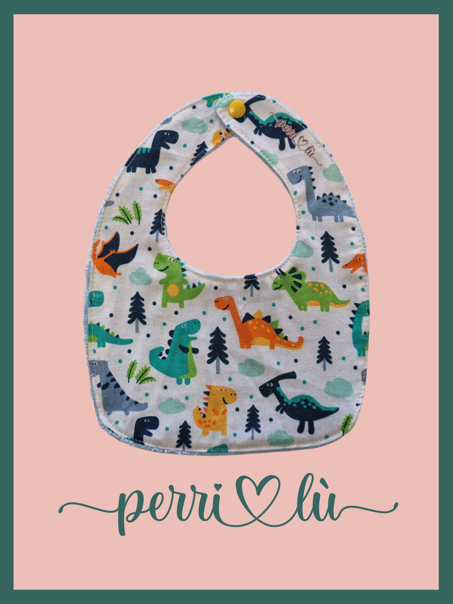 Bavetta Perrilù Dinosauri Colorati